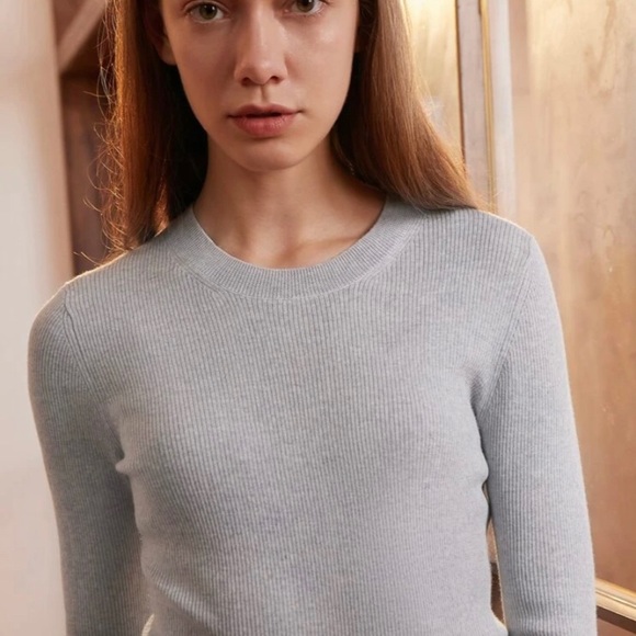 Banana Republic Sweaters - Banana Republic Fitted Ribbed Merino Wool Sweater
